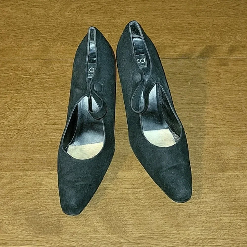 Mary Jane Style Black Heels